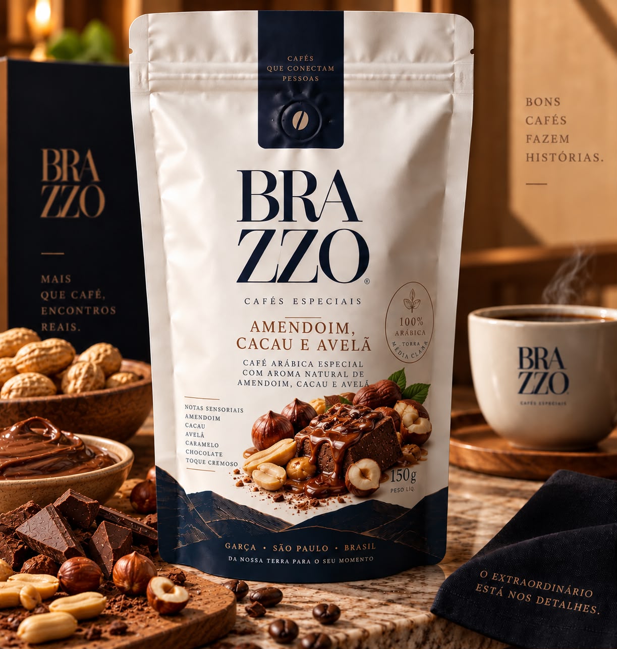 BRAZZO CAFFÈ — Amendoim, Cacau & Avelã